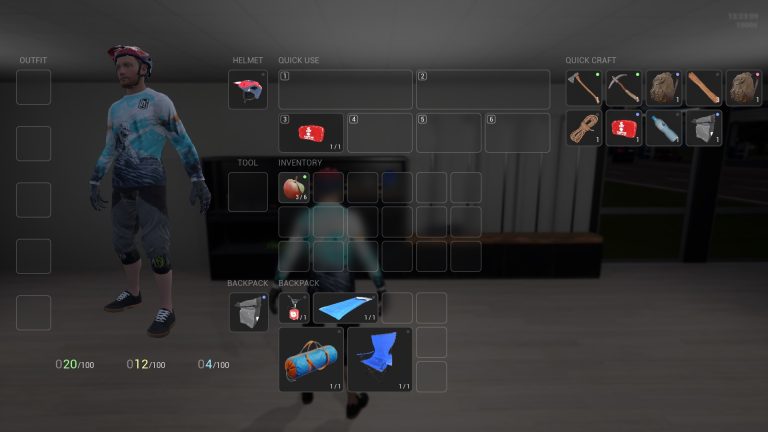 Bikepacking Simulator Inventory